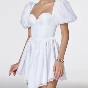 Adeirlina Here Comes the Sun Dress (White)